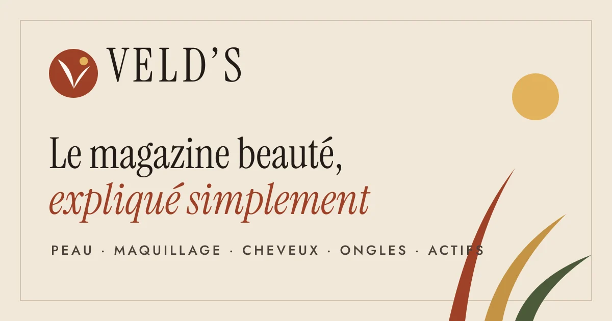Identité actuelle du magazine beauté Veld’s